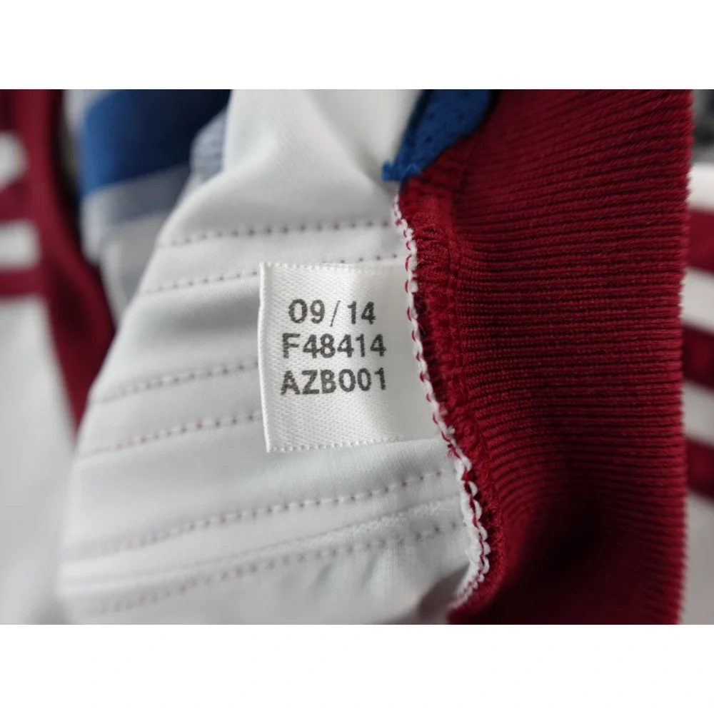 Adidas FC Bayern‎ Munich Soccer Jersey Climalite White Red Blue Men's 2014 Small
